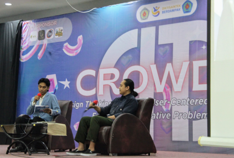 Seminar dan Workshop UI/UX CROWD IT 2025 : “Shaping the Future of Technology and Design: A Journey of Learning, Competing, and Showcasing Innovation”.